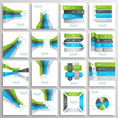 Set of Modern Infographics Elements N20