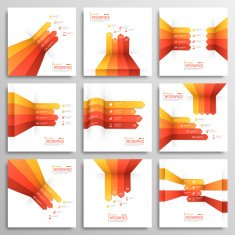 Set of Modern Infographics Elements N23