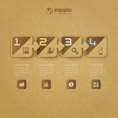 Infographics vector design template N320