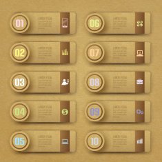 Infographics vector design template N322