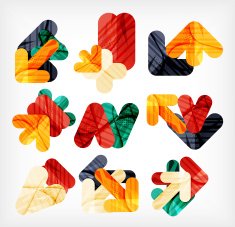 Collection of infographic option layouts N12