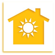 Cut Out Sun House icon