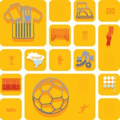 football soccer infographic N403