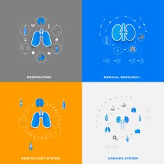 Set of medical icons N95