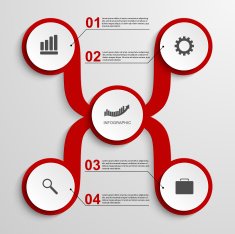 Abstract infographic design template N15