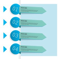basic label infographics N16
