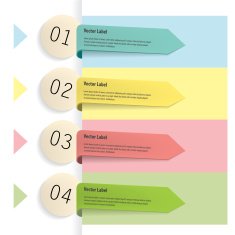 basic label infographics N17