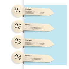 basic label infographics N18
