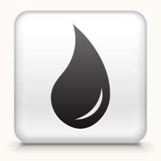 Square Button with Car Oil interface icon N3