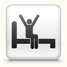 Square Button with Waking Up N2
