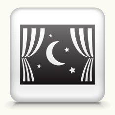 Square Button with Night View