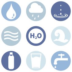 Vector Set of Water Icons N15