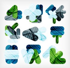Collection of infographic option layouts N15
