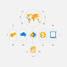 Set of business icons N119