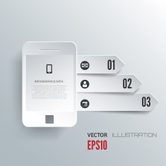 Business step infographic Timeline background N3