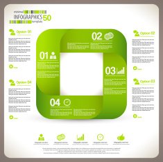 Minimal infographic template N39