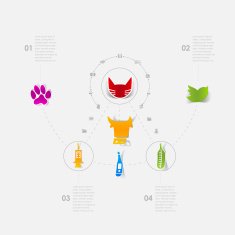 Set of veterinary icons N98