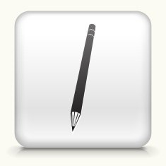 Square Button with Sharp Pencil N2