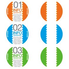 Abstract infographics N214