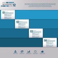 Minimal infographic template N41