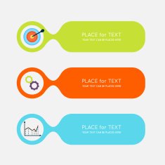 Abstract business info graphics template with icons N94