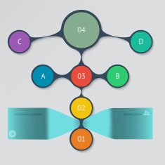 Elements of infographics Modern Design Circle template N3