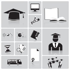 Education And Graduation Icon Set N2