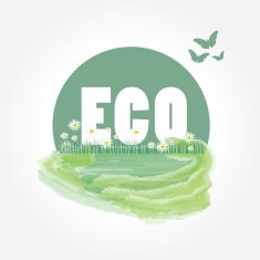 Green eco friendly - abstract background