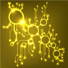 Ðbstract circuit board techno background EPS10 vector illustration N3