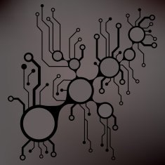 Ðbstract circuit board techno background EPS10 vector illustration N4