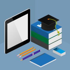 Infographic online education concept in isometric style N2
