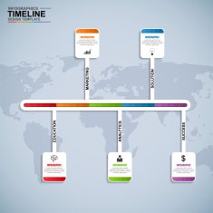 Infographics vector design template N328