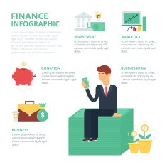 Finance infographic vector illustration N2