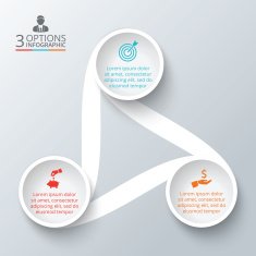Vector circle element for infographic N74
