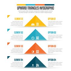 Upward Triangles Infographic
