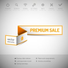 Banner with commerce business content N22