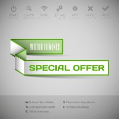 Banner with commerce business content N23