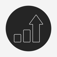 Information chart line icon N180
