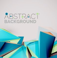 Geometric shapes in the air Vector abstract background N428