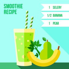 pear celery and banana smoothie recipe