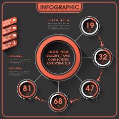 Abstract infographics design N63