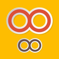 Paper Infinity Symbols