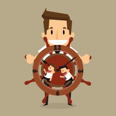 businessman control work teamwork