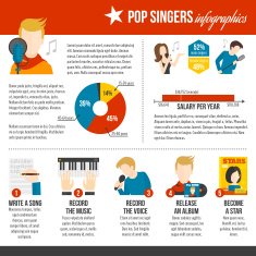 Pop Singer Infographics