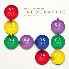modern creative infographic elements design N4