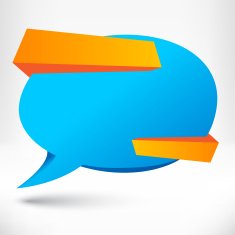 Blank empty speech bubble Origami banner background N21