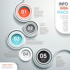 abstract flow chart infographics N30