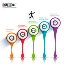 Infographics vector design template N332