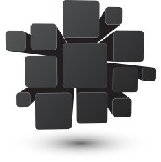 Bubble black infographics design N3
