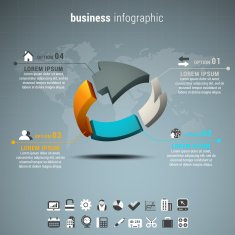 business infographic N434